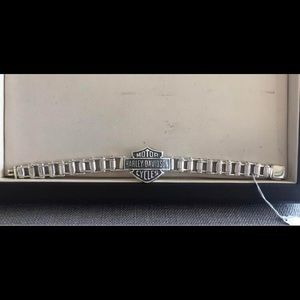 Harley-Davidson Sterling Silver Link Bracelet